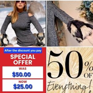 50% Off Listed Price You Pay Only $25.00 Bundle For Offer☆☆☆Size Medium